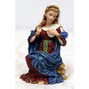 The San Francisco Music Box Co Mary Figurine Divinity Nativity Michael Adams